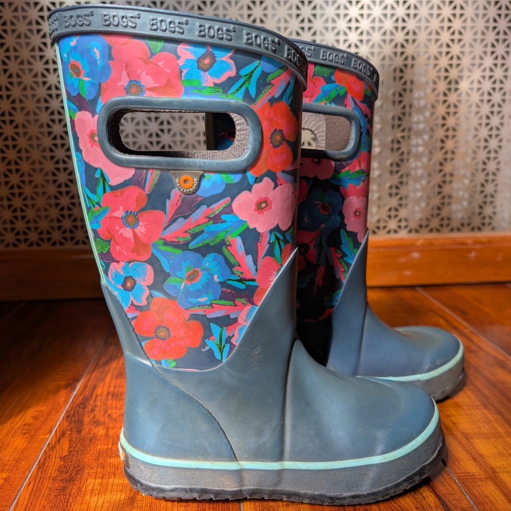 Floral Rain Boots